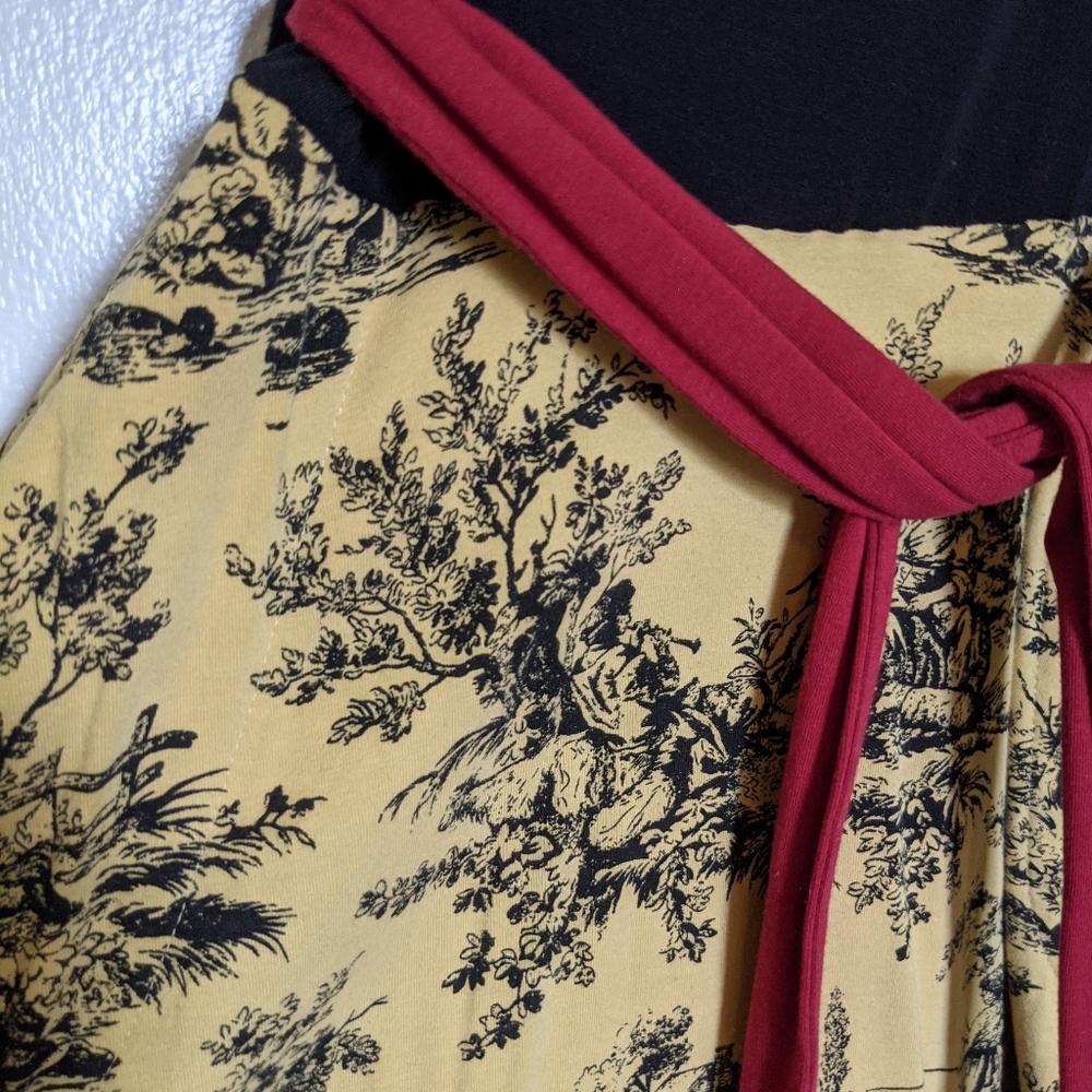 Effie's Heart Belted T-shirt Dress Romantic Detail